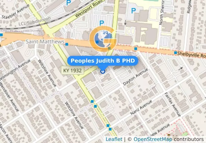 Peoples Judith B PHD