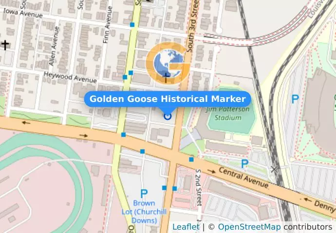 Golden Goose Historical Marker