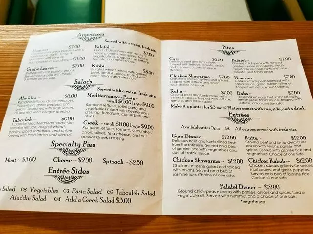 Aladdin’s Cafe