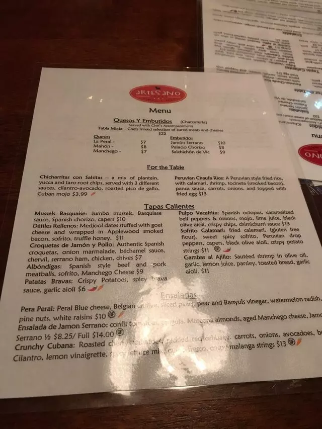 Artesano Vino Tapas Y Mas