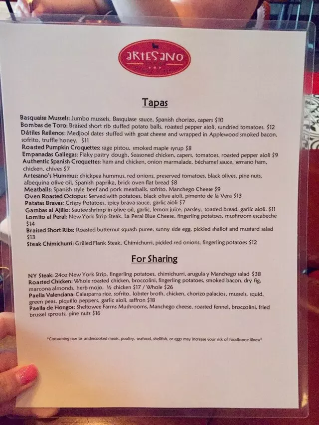 Artesano Vino Tapas Y Mas