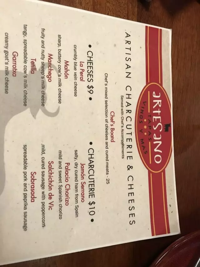Artesano Vino Tapas Y Mas