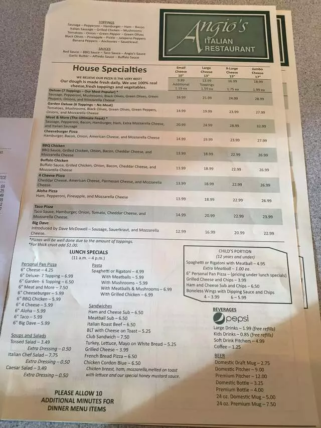 Angio’s Italian Restaurant