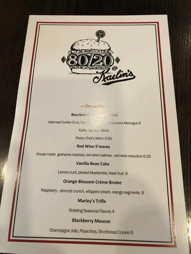 80/20 @ Kaelin’s