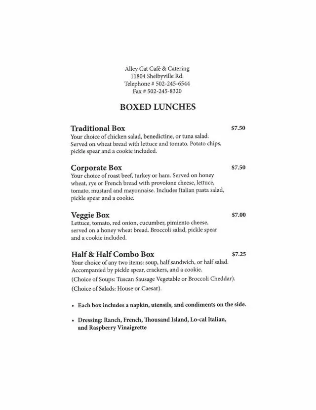 Alley Cat Cafe & Catering