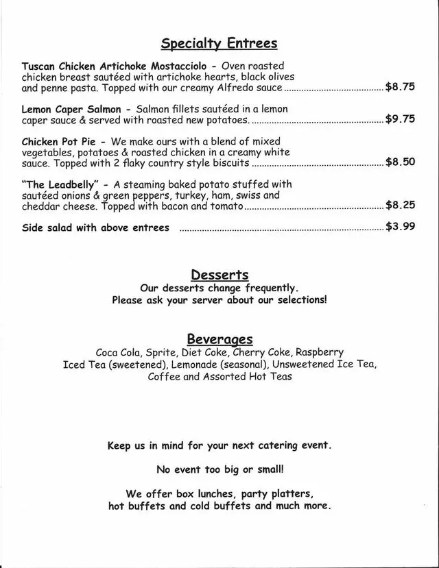 Alley Cat Cafe & Catering