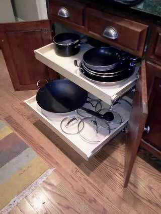 Affordable Custom Pullout Shelving