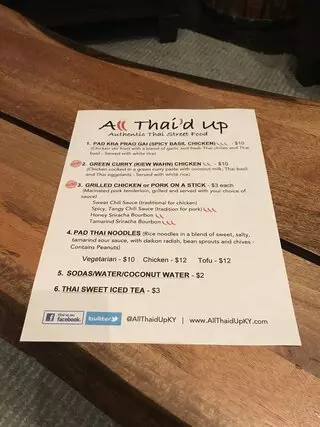 All Thai’d Up