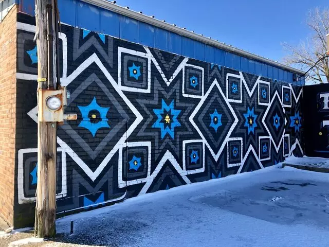 Abell Elevator Mural