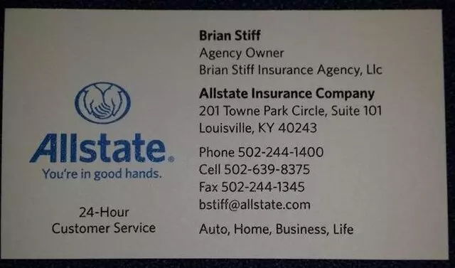 Allstate Insurance Agent: Brian Stiff