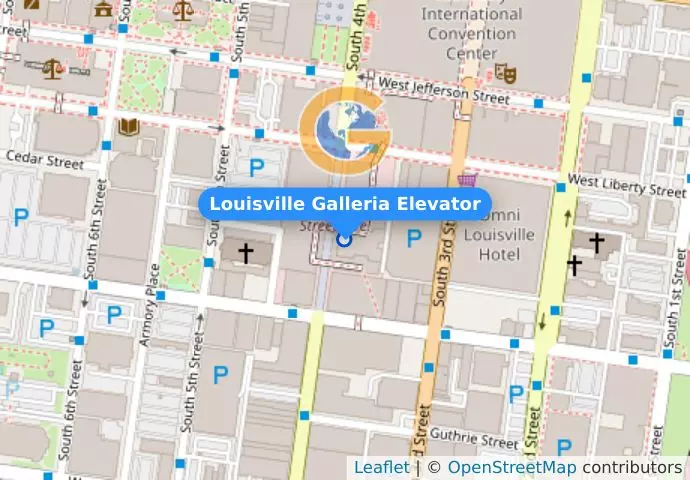 Louisville Galleria Elevator