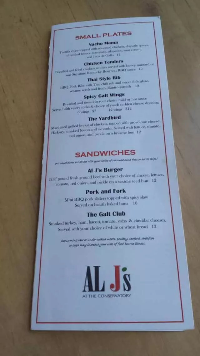 Al J’s Lounge at the Conservatory